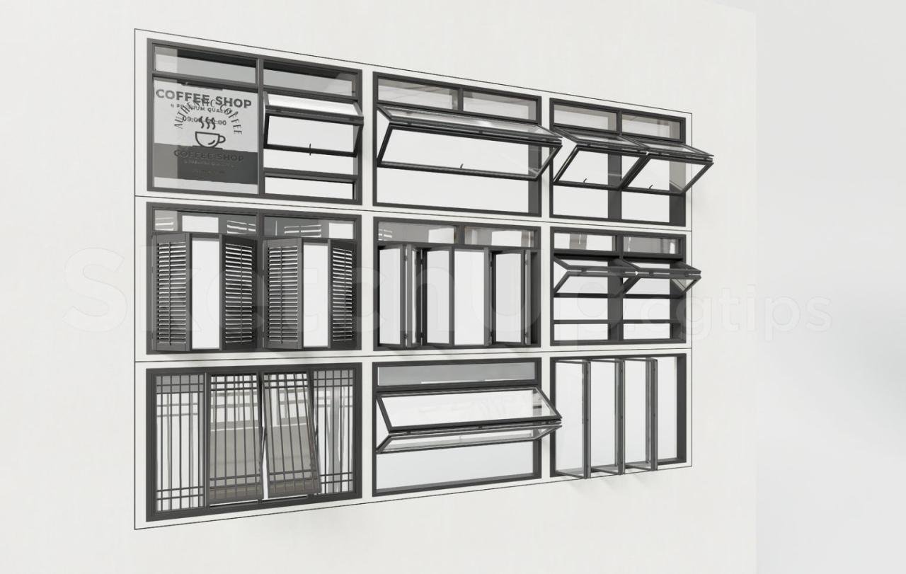 17646. Free Sketchup Windows Models Download