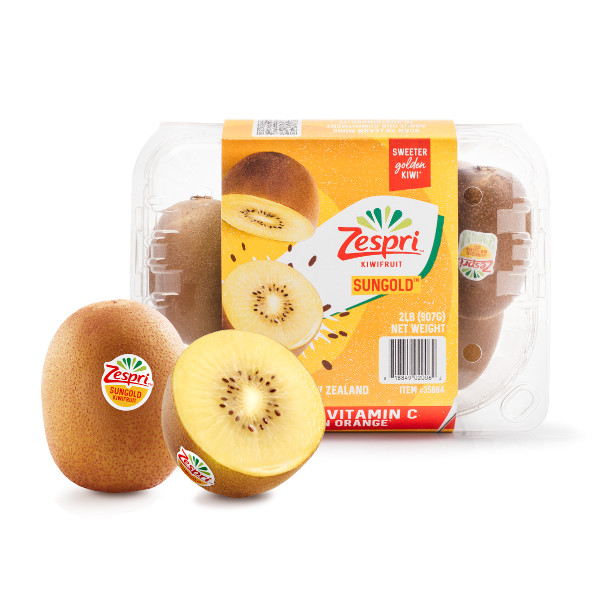 Zespri Gold Kiwi 2 pcs (Pack) (Approx. 160 g - 250 g) - JioMart