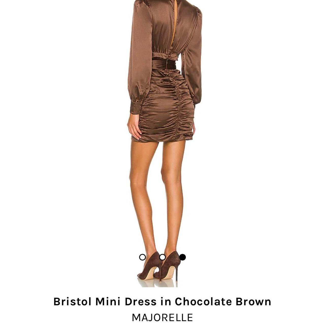 Majorelle revolve dress, brand new with tags. Brown... - Depop