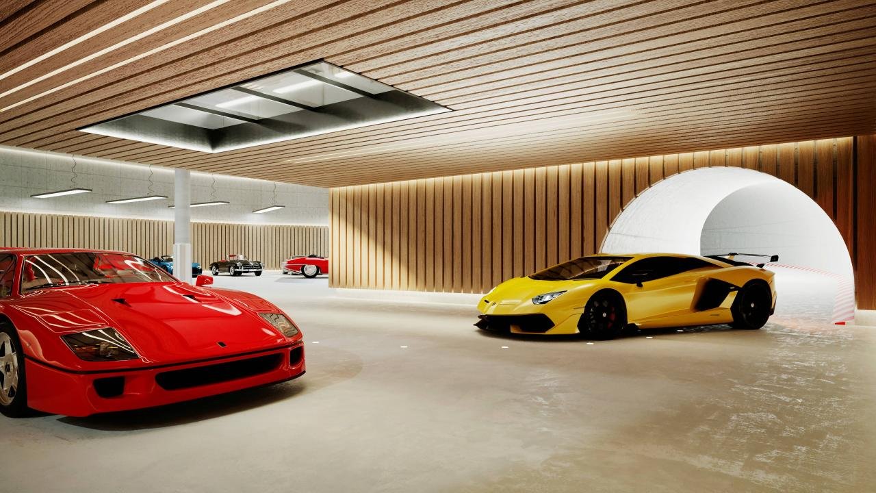 Garage Deluxe creates high-tech undergrounds spaces for car collectors | T3