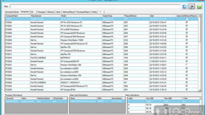 Screenshots of IT Asset Tool