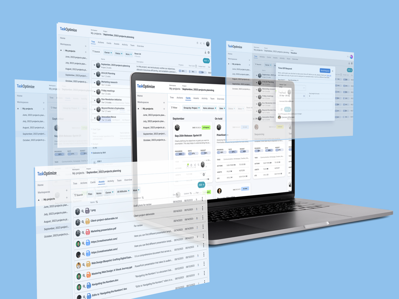 TaskOptimize—Project tracking platform by Radency on Dribbble